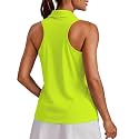 PINSPARK Womens Golf Shirt UPF 50+ Collared Shirts Sleeveless Tennis Tanks