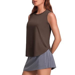 PINSPARK Workout Tank Tops Woman Ice Silk
