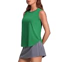 PINSPARK Workout Tank Tops Woman Ice Silk