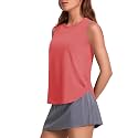 PINSPARK Workout Tank Tops Woman Ice Silk
