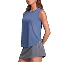 PINSPARK Workout Tank Tops Woman Ice Silk