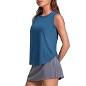 PINSPARK Workout Tank Tops Woman Ice Silk