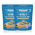 Pintola Pack of 2 Premium & Wholesome 9 in 1 Ultimate Mix Seeds, 9 Varieties, 250g each, High Fiber and Nutrients