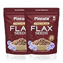 Pintola Pack of 2 Premium Flax Seeds 250g each | Rich In Omega 3 Fatty Acids | High In Protein,Fiber,Magnesium &amp; Copper Loaded With Minerals,100% Natural, Aids Weight Management