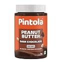 Pintola Peanut Butter Chocolate Flavour Creamy 1kg - 24g Protein &amp; 7.9g Dietary Fiber, Made with Premium Roasted Nuts &amp; Cocoa, Gluten Free, Zero Cholesterol &amp; Trans Fat, Vit E &amp; B3, Dark Chocolate