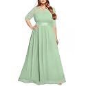 Pinup Fashion Plus Size Formal Evening Dress Wedding Guest Bridal Gowns