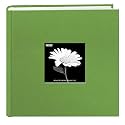 Pioneer 200 Pocket Fabric Frame Cover Photo Album, Citrus Green