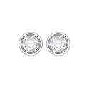 Pioneer CAR TSME650FS ME-Series 6.5 inch White Marine Coaxial Speakers (Pair) 2-Way, 200 Watt Max Power, IPX7 Rated, Sports Grille Design