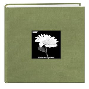 pioneer cloth photo album wframe 934x934-sage green