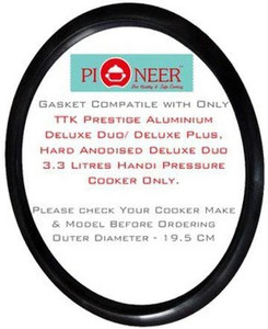 pioneer compatible with prestige outer lid pressure cooker handi 33  3  litrespack of 1 170 mm pressure cooker gasket