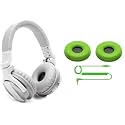 Pioneer DJ HDJ-CUE1BT On-Ear Bluetooth DJ Headphone with HC-CP08-G CUE1 Series Ear Pad and Cord