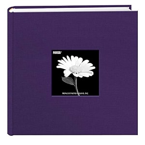pioneer fabric frame cover photo album 200 pockets hold 4x6 inches photos grape purple