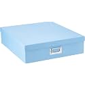 Pioneer Jumbo Scrapbook Storage Box, Sky Blue (Pack of 6)