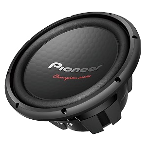 pioneer tsw312d4 champion series 1234 1500 watt dual 4 ohm voice coil dvc car subwoofer