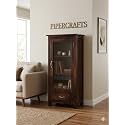 Sheesham Wood Book Shelf with Glass Door - Already Assembled - Bookshelf for Home - Book Rack for Study Room, Office, Library, Bedroom, Living Room - Provincial Teak Finish