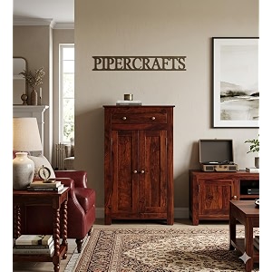 sheesham wood shoe rack - already assembled - shoe cabinet storage for homeentrywayhallwayorganizerrack for home - rustic teak finish