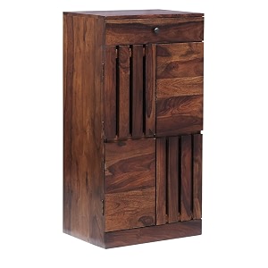 sheesham wood shoe rack - already assembled - shoe cabinet storage for homeentrywayhallwayorganizerrack for home - rustic teak finish