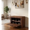 Sheesham Wood Shoe Rack - Already Assembled - Shoe Cabinet Storage for Home/Entryway/Hallway/Organizer/Rack for Home - Rustic Teak Finish