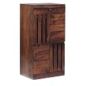 Sheesham Wood Shoe Rack - Already Assembled - Shoe Cabinet Storage for Home/Entryway/Hallway/Organizer/Rack for Home - Rustic Teak Finish