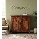 Sheesham Wood Shoe Rack - Already Assembled - Shoe Cabinet Storage for Home/Entryway/Hallway/Organizer/Rack for Home - Provincial Teak Finish