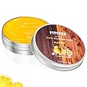 PIPIHUA Beeswax Polish and Conditioner for Wood Furniture - Waterproof &amp; Restorer Wood Wax, Multipurpose Beeswax Furniture Polish and Cleaner for All Types and Colours, Lemon(100g with Sponge)