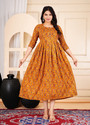 PIROKI Women Printed Anarkali Kurta