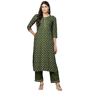 pistaa39s women39s viscose printed readymade salwar suit set