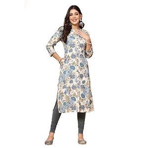 Pistaas Womens Cotton Relaxed Fit A Line