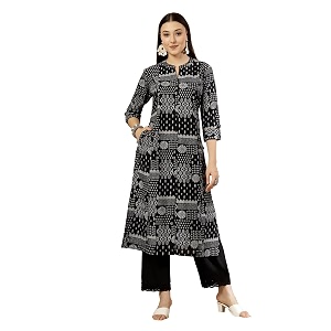 Pistaas Womens Cotton Regular Fit A Line