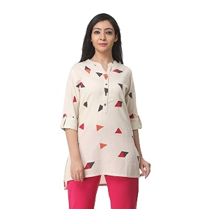 Pistaas Womens Cotton Straight Fit Straight Kurta