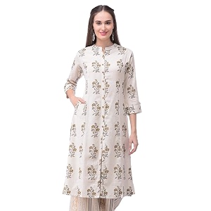 Pistaas Womens Cotton Relaxed Fit A Line