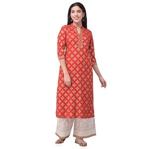 Pistaas Womens Viscose Printed Readymade Salwar Suit