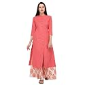 Pistaa's Women's Cotton Solid Readymade Salwar Suit Set