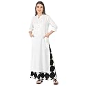 Pistaa39s Women39s Regular Fit Cotton Solid Kurta