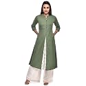 Pistaa39s Women39s Cotton Relaxed Fit A Line