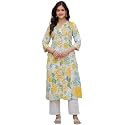 Pistaa39s Women39s Cotton Relaxed Fit Straight Printed