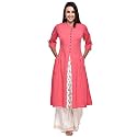 Pistaa39s Women39s Cotton Relaxed Fit A Line