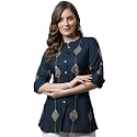 Pistaa39s Women39s Viscose Relaxed Fit Short Kurti