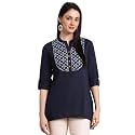 Pistaa39s Women39s Cotton Relaxed Fit Short Kurti