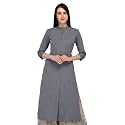 Pistaa39s Women39s Cotton Regular Fit Casual Kurta
