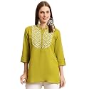 Pistaa39s Women39s Cotton Relaxed Fit Short Kurti