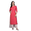 Pistaa39s Women39s Regular Fit Cotton Solid Kurta