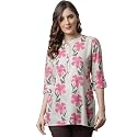 Pistaa39s Women39s Viscose Relaxed Fit Short Kurti