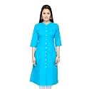 Pistaa39s Women39s Cotton Regular Fit Casual Kurta