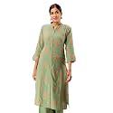 Pistaa39s Women39s Cotton Relaxed Fit A Line