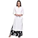 Pistaa39s Women Cotton Flex Regular Kurta With