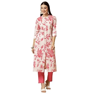 Pistaas Womens Cotton Regular Fit A Line