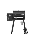 Pit Boss 500 Carbon Series Wood Pellet Grill &amp; Smoker with LCD Digital Controller, 543-Sq. In. Cooking Space, 180°F to 500°F Temperature Range, Meat Probe, 13.5 lb. Pellet Hopper, Black
