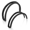 PIT66 Fender Flares Black Factory Style Compatible with Ford F150 2015-2017 Styleside