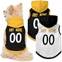 Pittsburgh Dog Clothes Custom Jersey Style Dog Hoodie for Pet